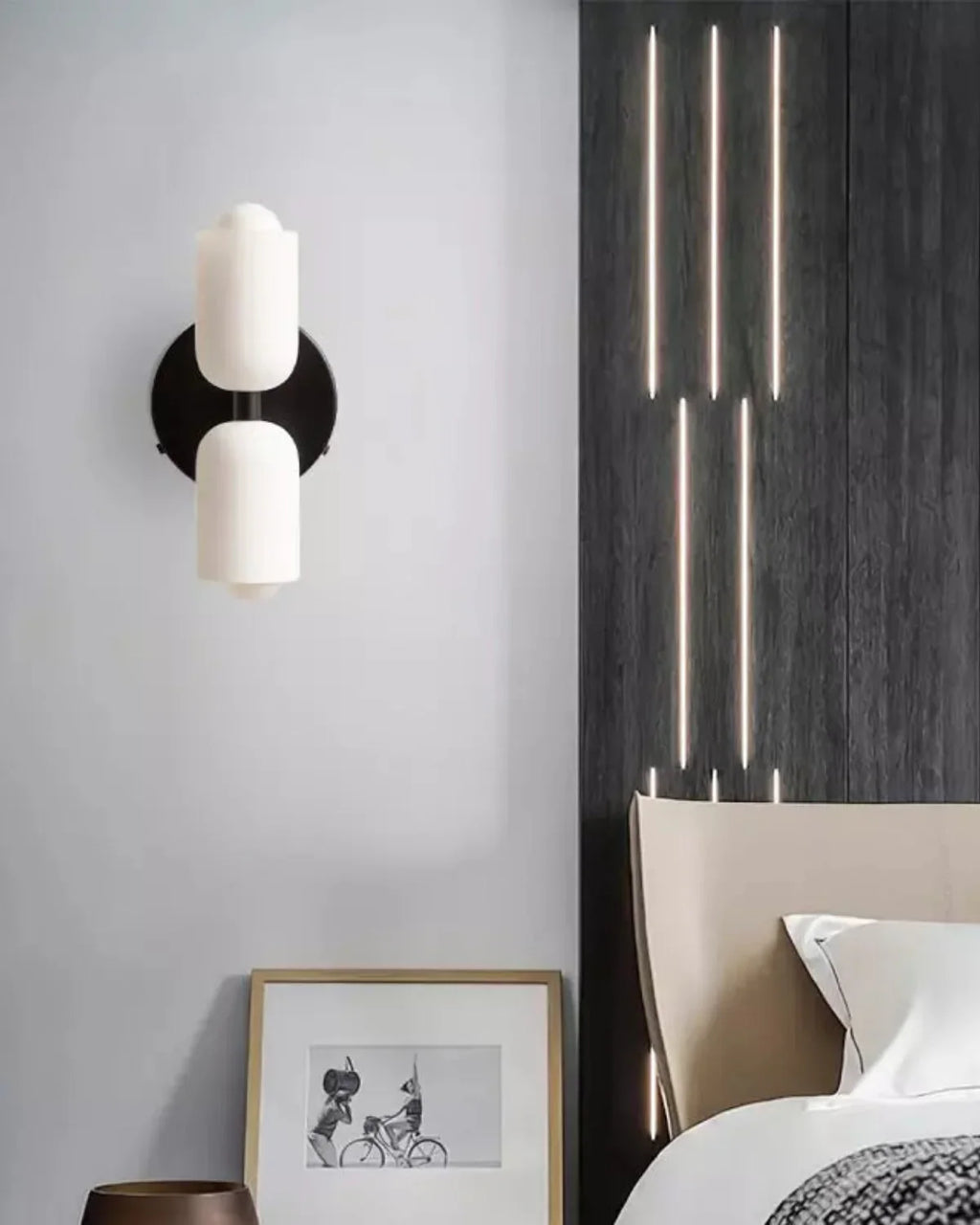 Væglampe - Dobbelt-Design - Glas Globusser