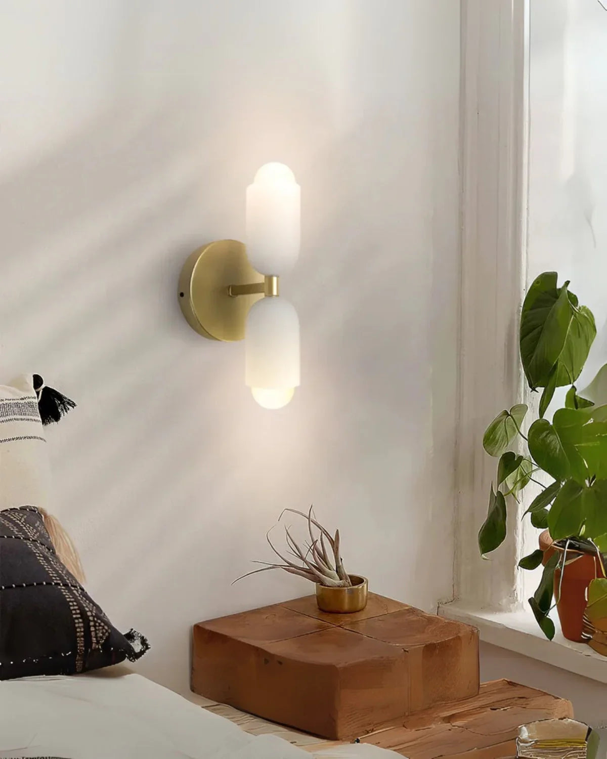 Væglampe - Dobbelt-Design - Glas Globusser