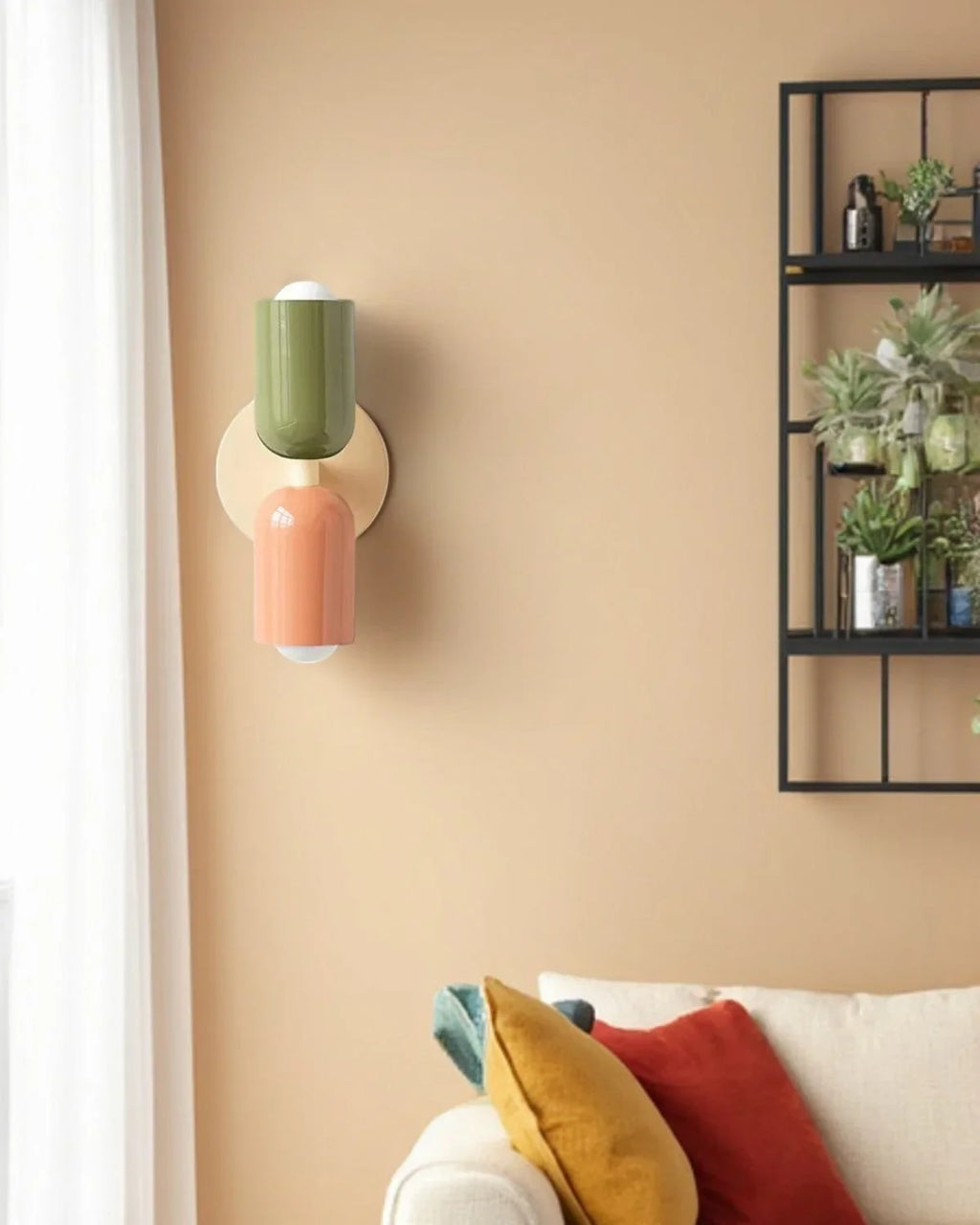 Væglampe - Dobbelt Lys - Moderne Design