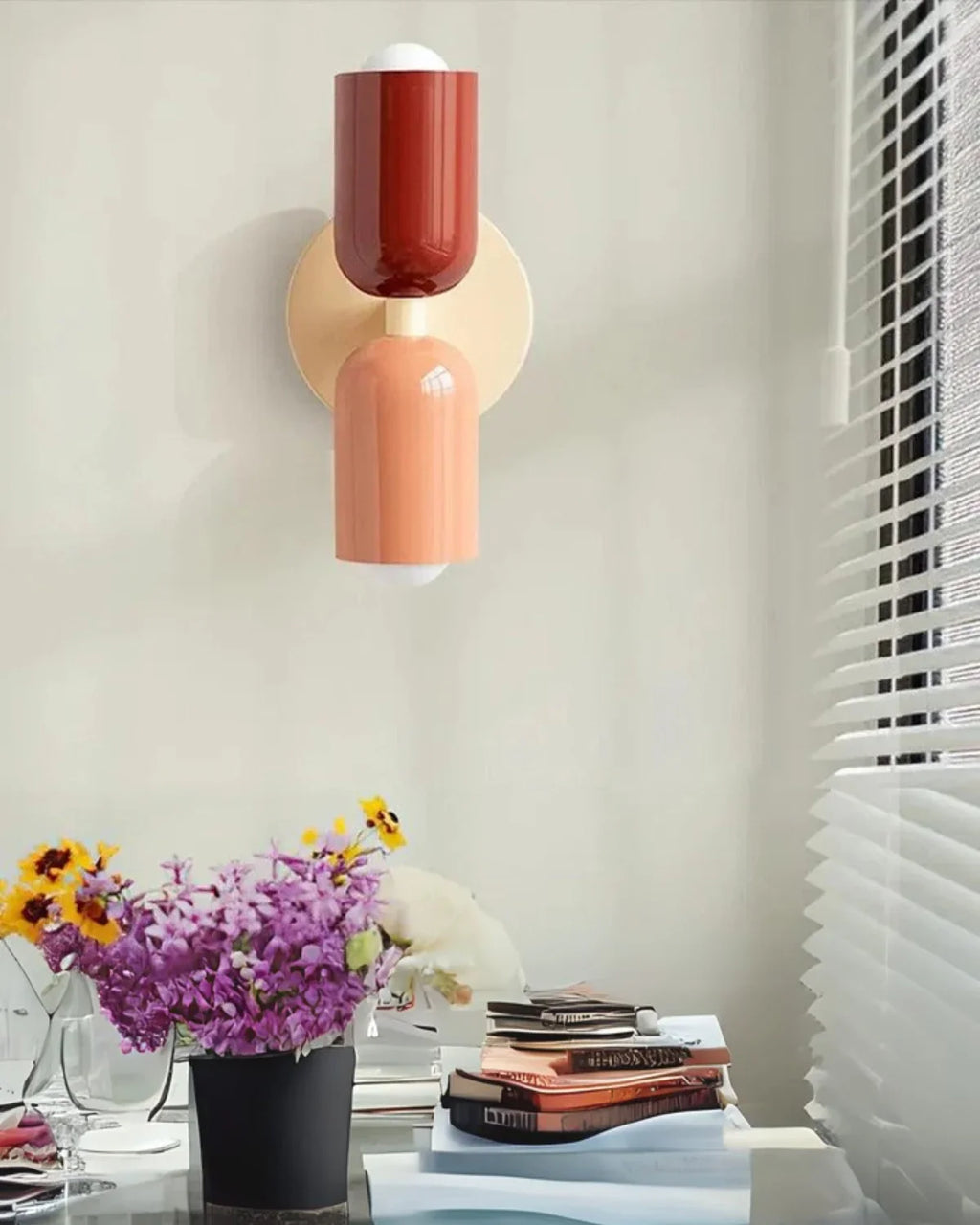 Væglampe - Dobbelt Lys - Moderne Design