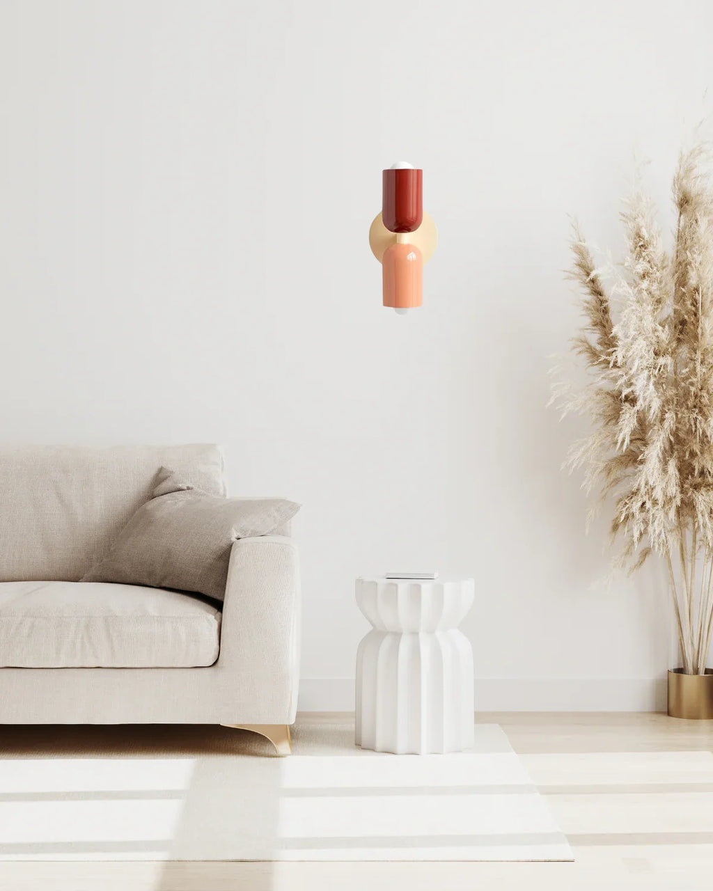 Væglampe - Dobbelt Lys - Moderne Design