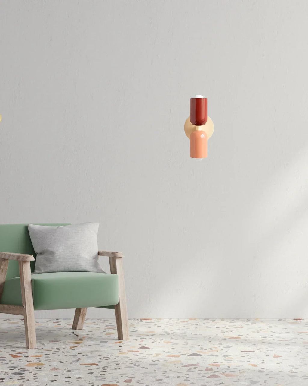 Væglampe - Dobbelt Lys - Moderne Design