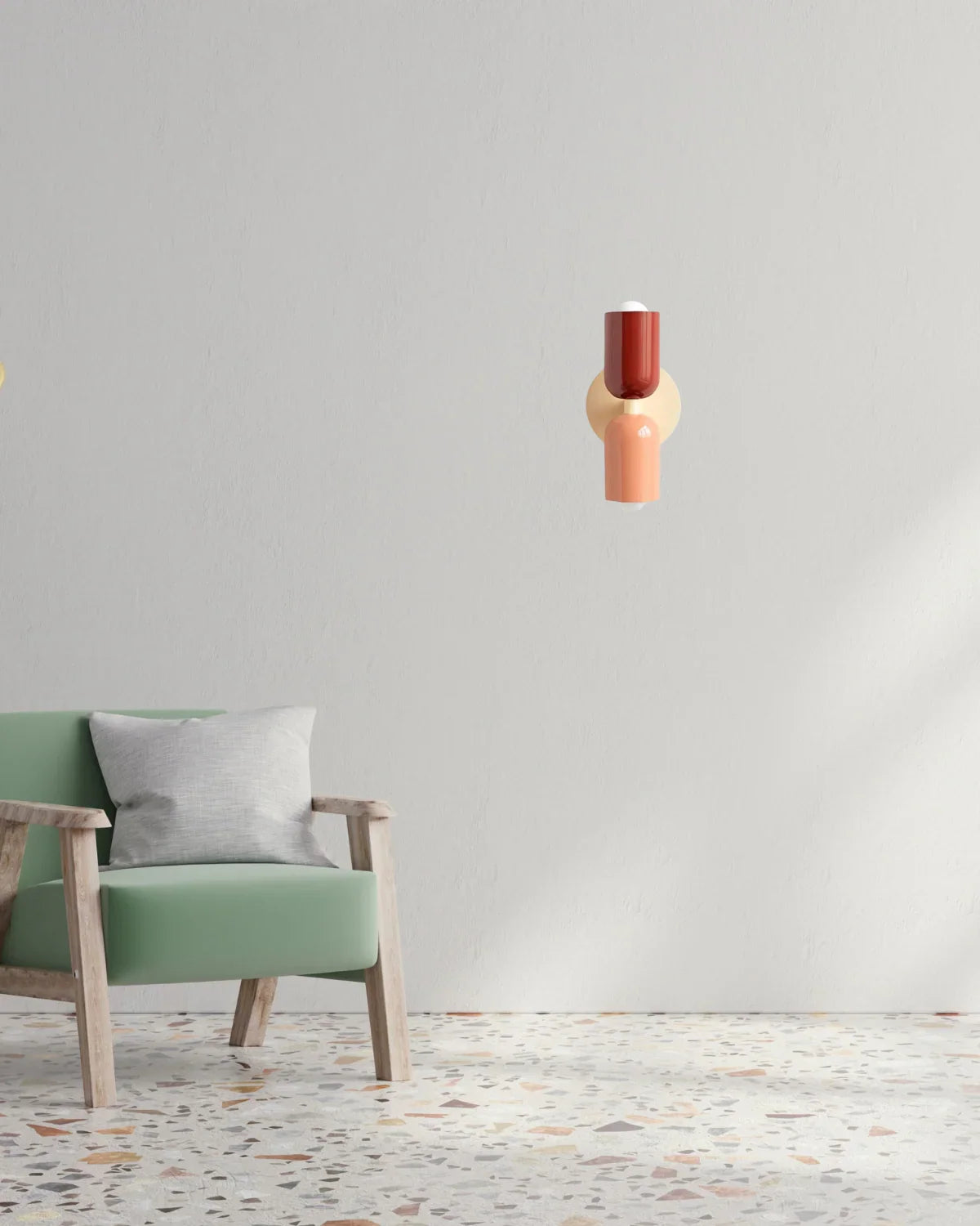 Væglampe - Dobbelt Lys - Moderne Design