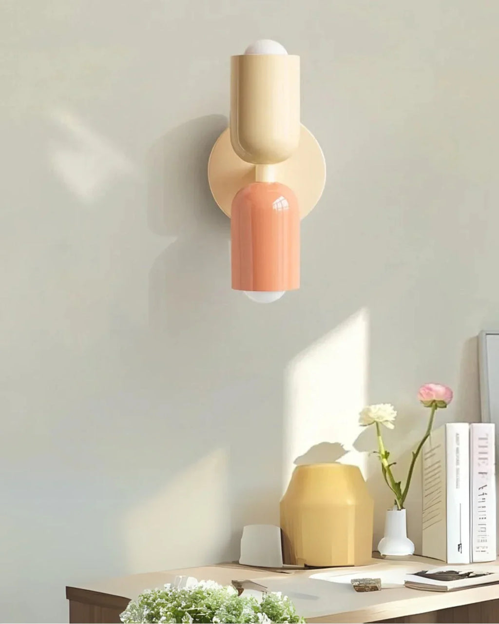 Væglampe - Dobbelt Lys - Moderne Design