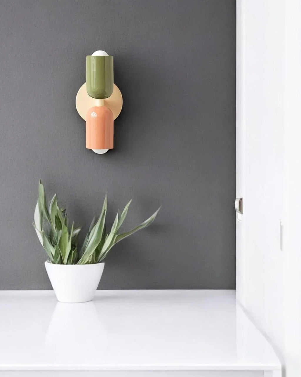 Væglampe - Dobbelt Lys - Moderne Design