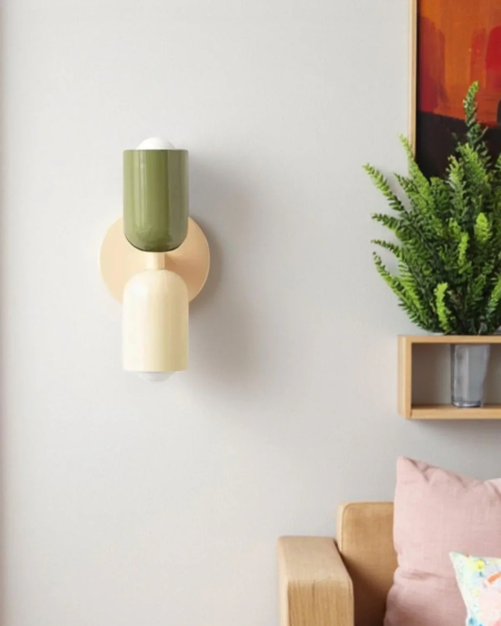 Væglampe - Dobbelt Lys - Moderne Design