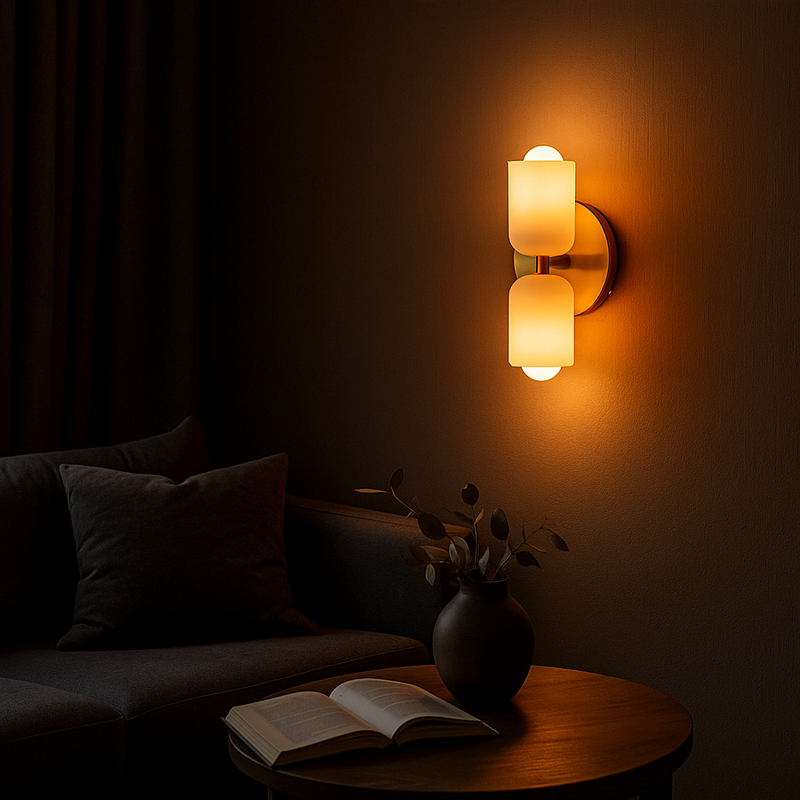 Væglampe - Akryl Op Ned - Moderne Design