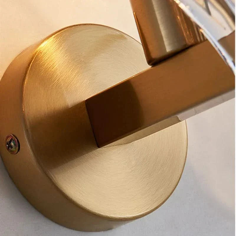 Væglampe - Skalmønster Glas - LED Armatur