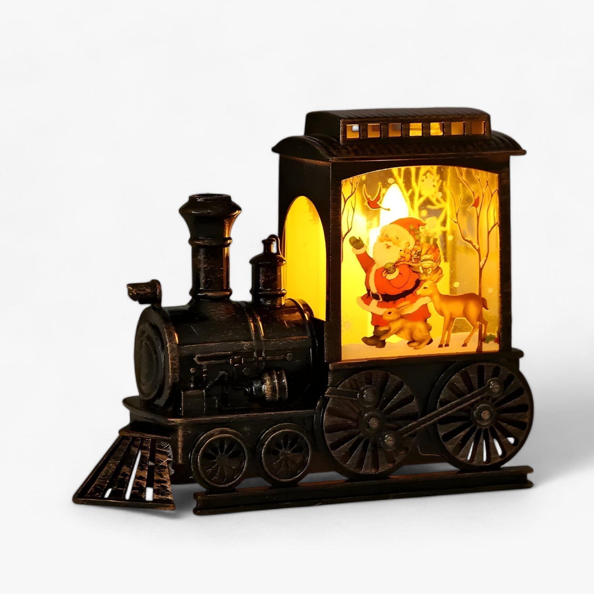 Vintage Jernbanelampe - Bærbar Batteridrevet Lampe - Fest Dekoration