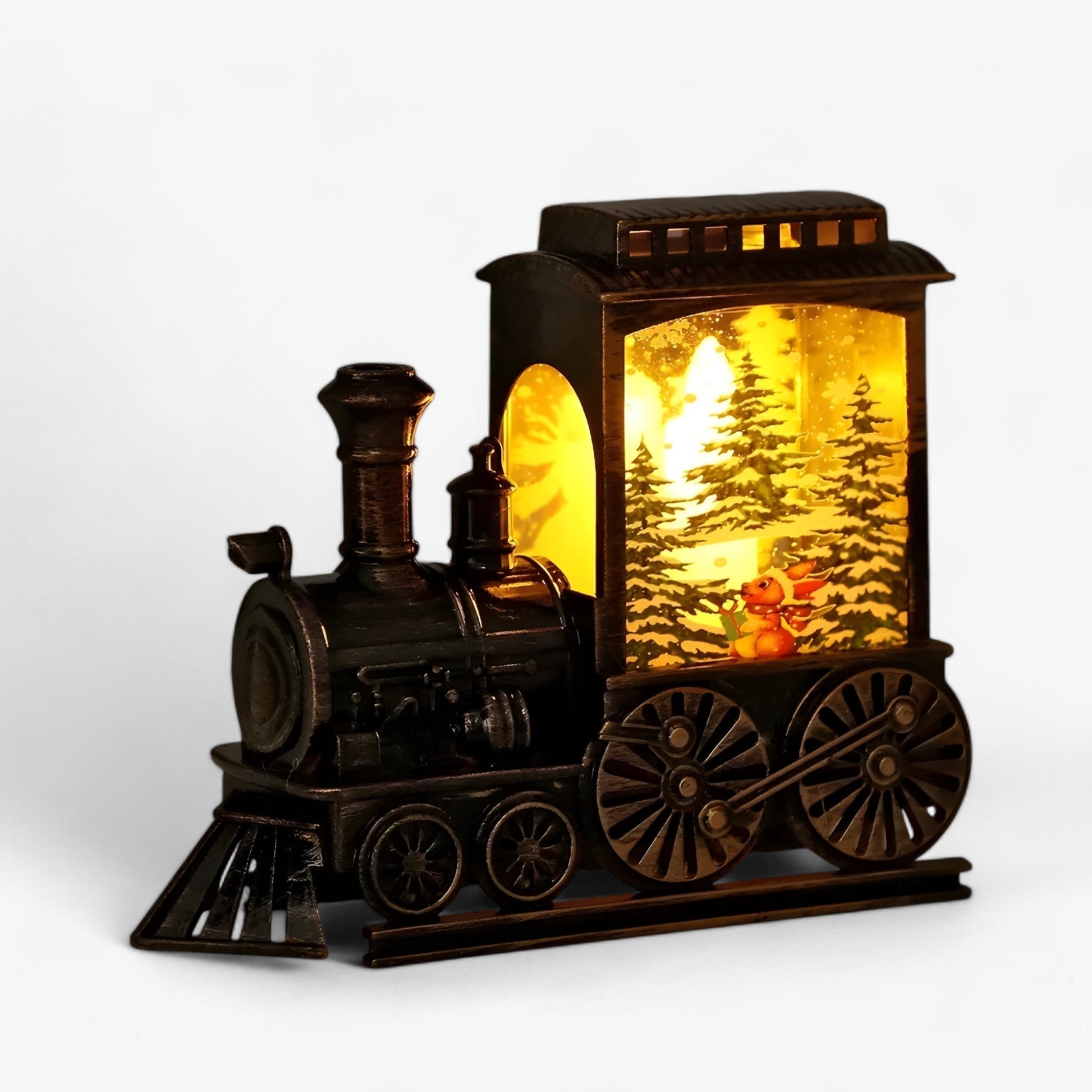 Vintage Jernbanelampe - Bærbar Batteridrevet Lampe - Fest Dekoration